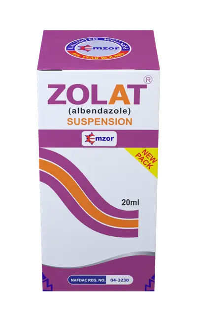 EMZOR ZOLAT SUSPENSION 20ML