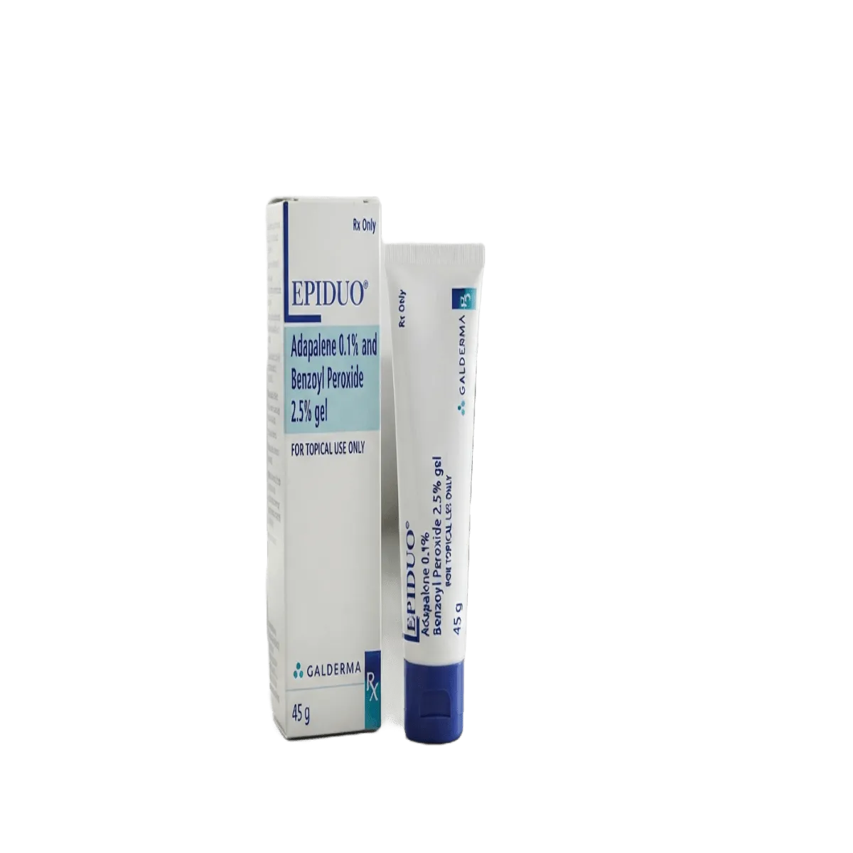 Epiduo Gel - Adapalene 0.1% Benzoyl Peroxide 2.5%, 45g