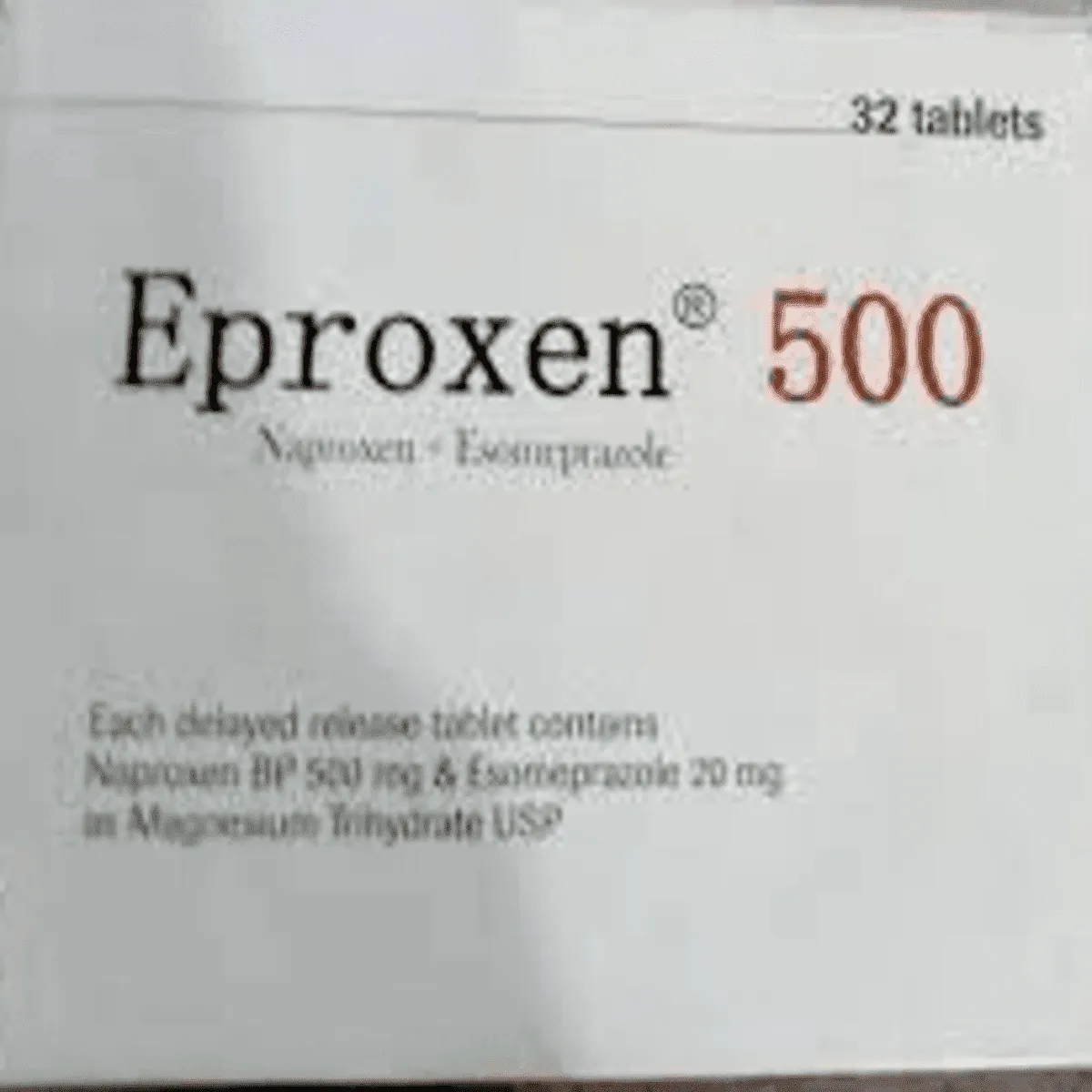 Eproxen 500mg Tablets, 8 Tablets