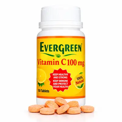 EVERGREEN VITAMIN C 100MG X 100 TABS