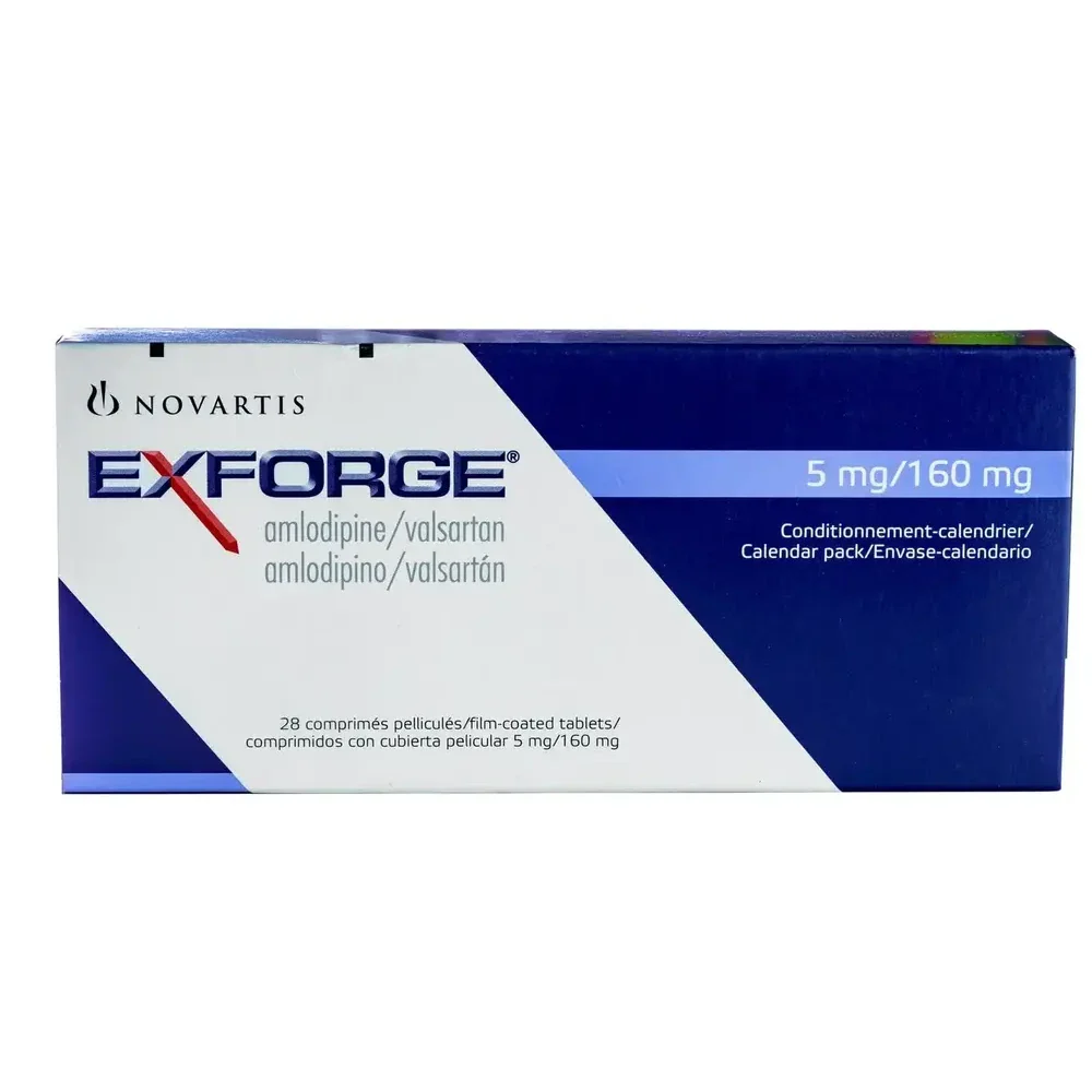 Exforge 5mg/160mg Tablets  x28