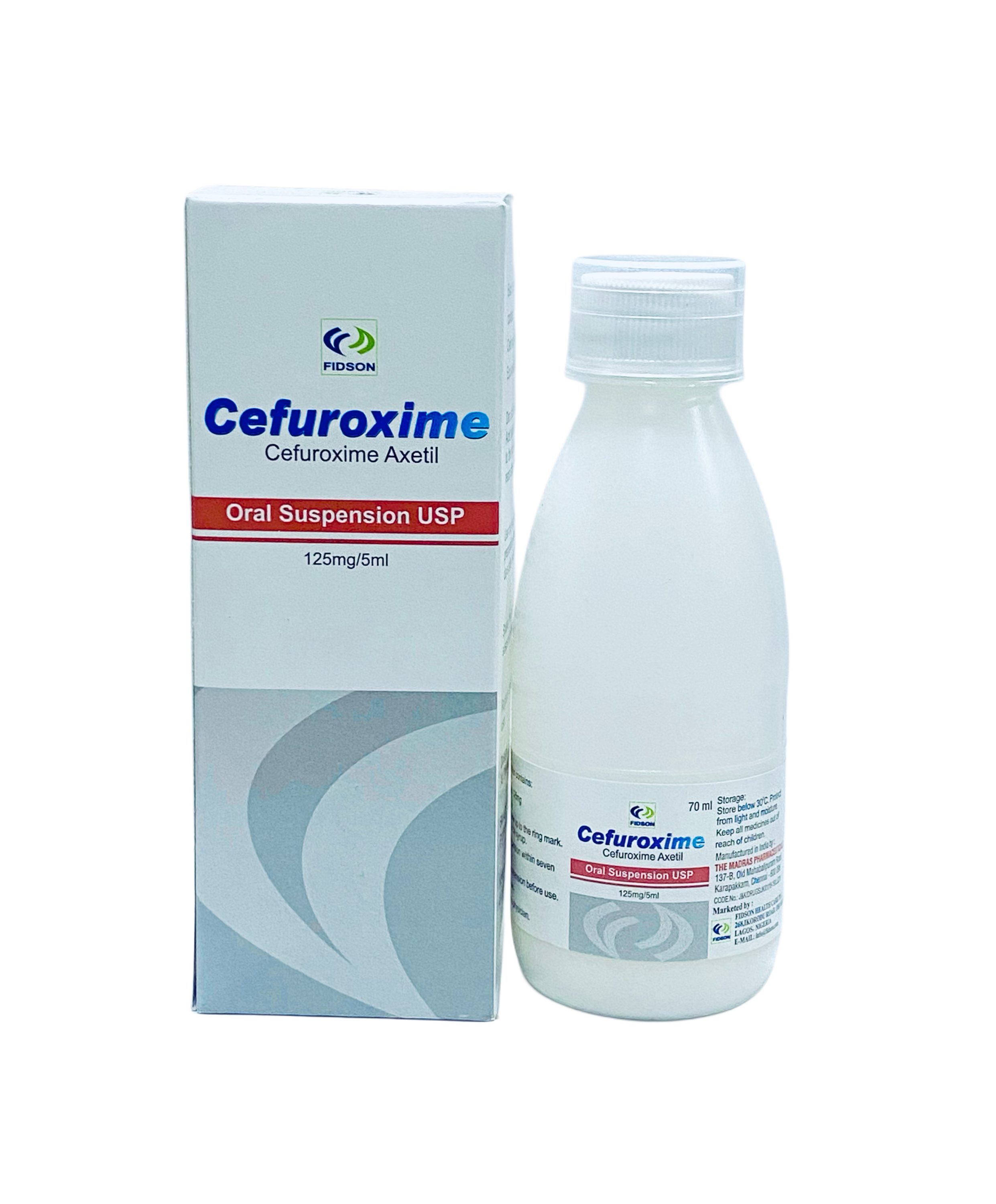 Fidson Cefuroxime Suspension 125g 100ml