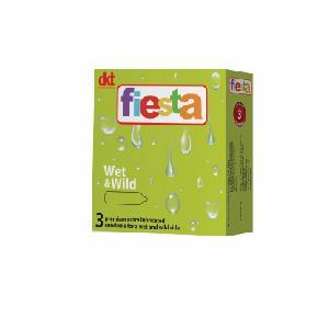 Fiesta Wet & Wild Premium Extra Lubricated Condoms For a Wet and Wild ride