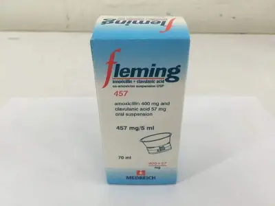 Fleming 457mg Syrup (Co-amoxiclav) 70ml