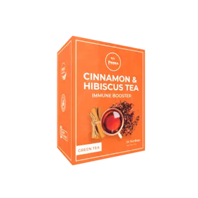 FRISKA CINNAMON & HIBISCUS TEA X25 BAGS