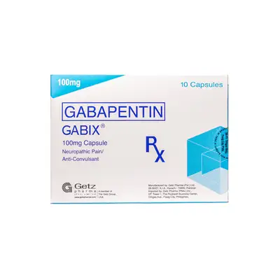 GABIX 100MG X 10 CAPSULES