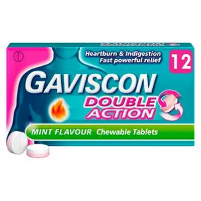 Gaviscon Double Action 12 Tablets