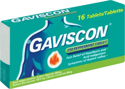 GAVISCON PEPPERMINT X84(BLISTER)