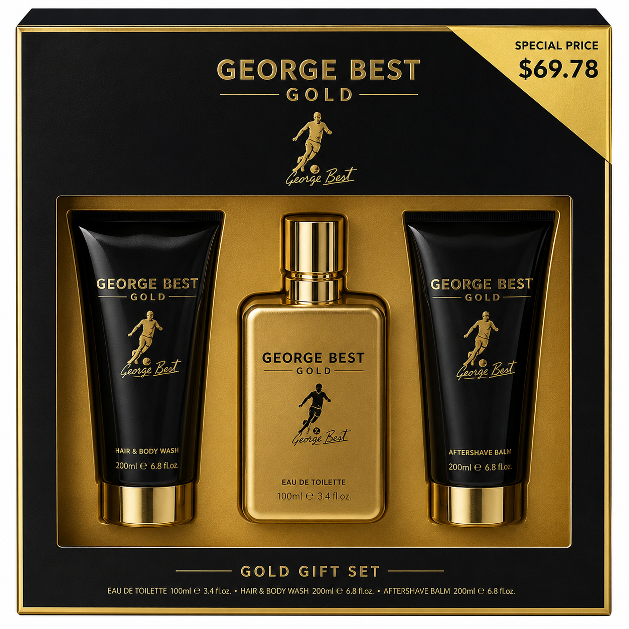 George Best Gold Gift Set