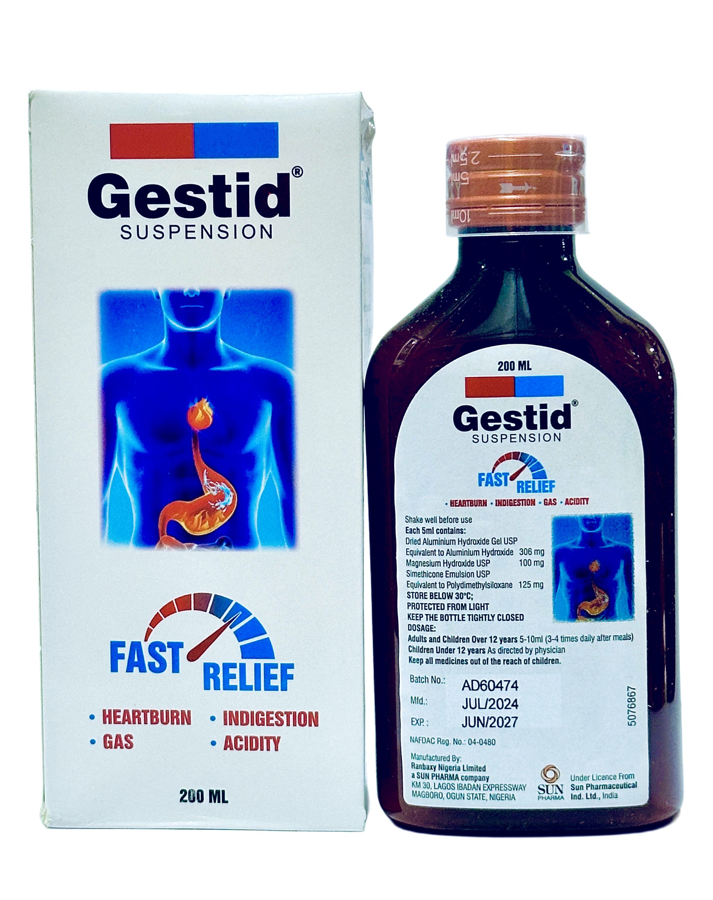 Gestid Suspension (Quick Relief) x200ml