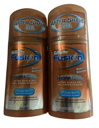 GILLETTE FUSION HYDRA COOL AFTERSHAVE 3.4 OZ