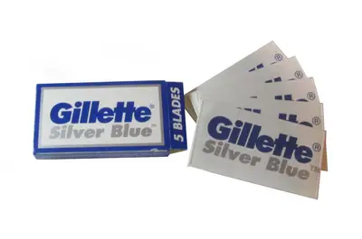 GILLETTE SILVER BLUE BLADE
