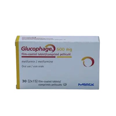 GLUCOPHAGE 500MG * 30