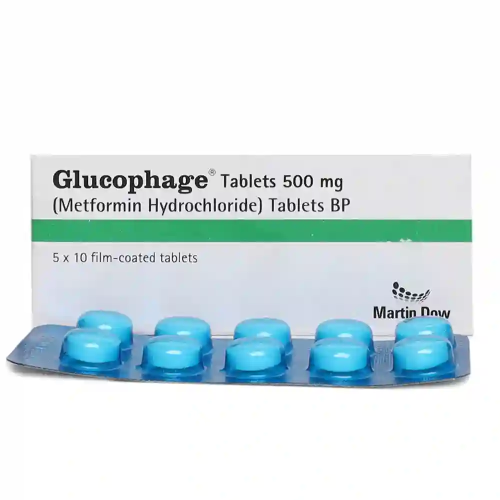 Glucophage 500mg Tablet (Metformin) x50