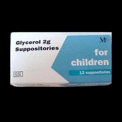 Glycerin 2G Suppositories Children Size 12 Suppositories