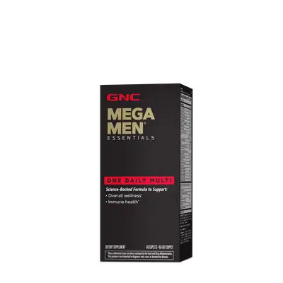 GNC MEGA MEN ESSENTIALS ONE DAILY MULTI X 60 CAPLETS
