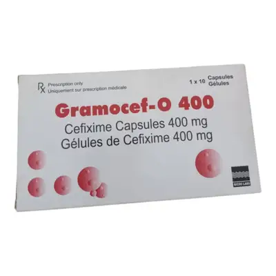 Gramocef-O 400 Cefixime 400mg 10 capsules