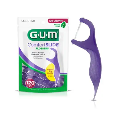 GUM Comfort Slide Dental Flossers