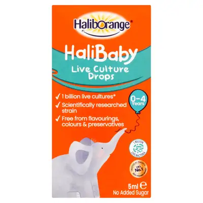 Haliborange Halibaby live culture drops 5ml