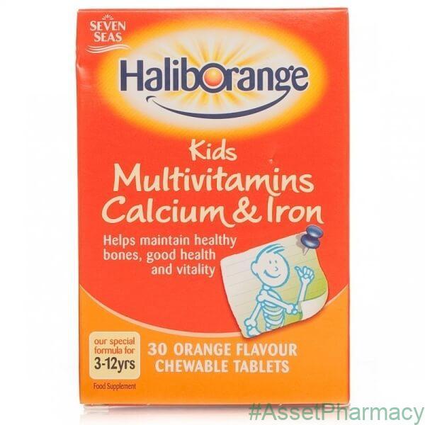 Haliborange Multivitamins Calcium & Iron 30 Tablets