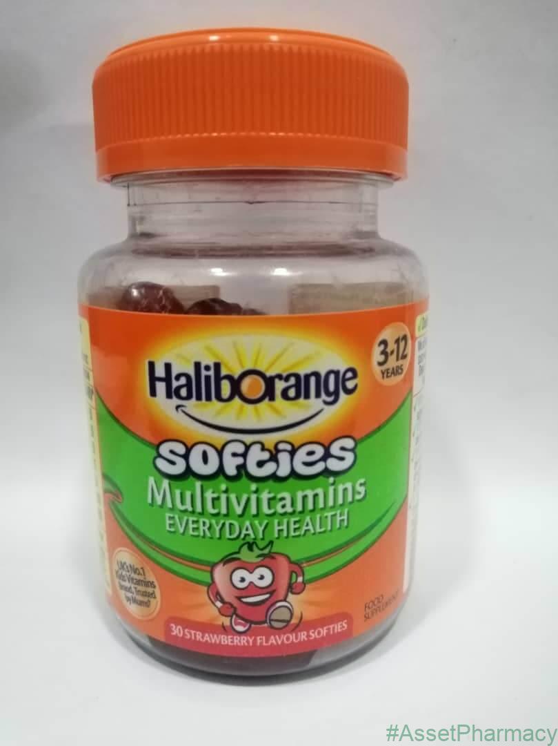 HALIBORANGE SOFTIES MULTIVITAMINS 3 - 12 YEARS