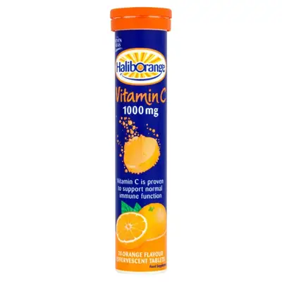 HALIBORANGE VIT C EFFERVE X 20(BLKURANT)