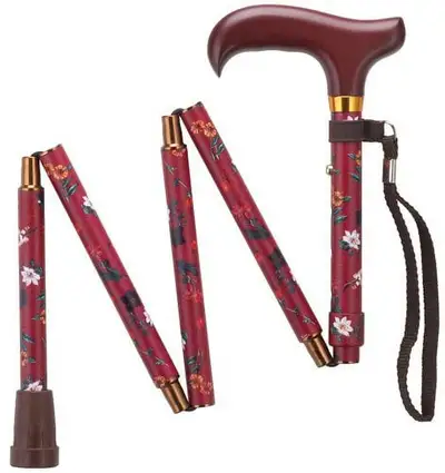 HARVY MEN DERBY WALKING CANE -SCORCHED CHERRY
