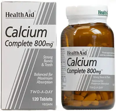HEALTH AID CALCIUM COMPLETE 800MG X120 TABS