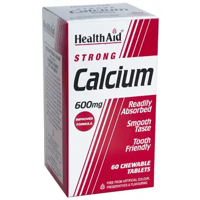 HEALTH AID STRONG CALCIUM 600MG X60