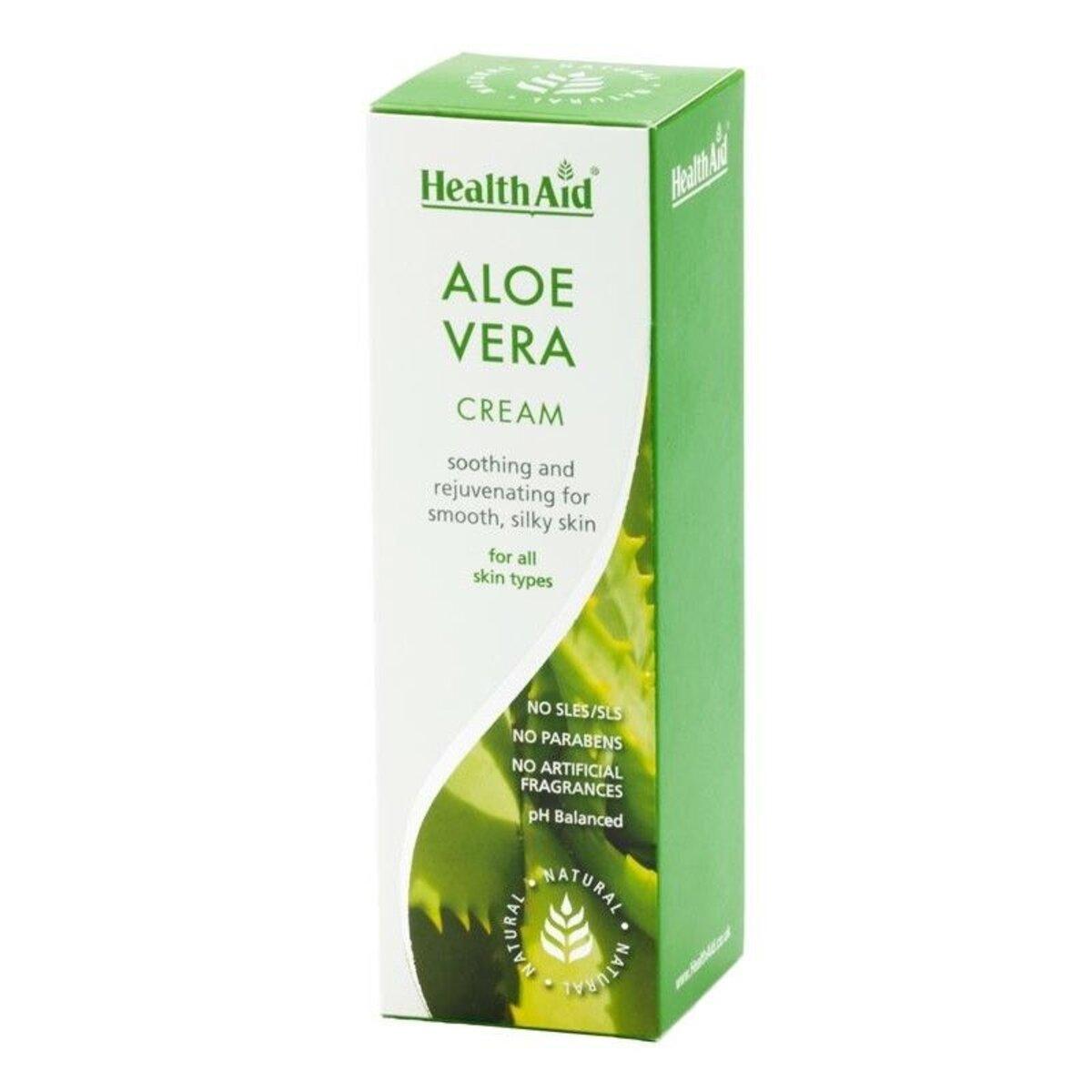 HealthAid Aloe Vera Cream - High Potency Aloe Vera Cream, 75ml