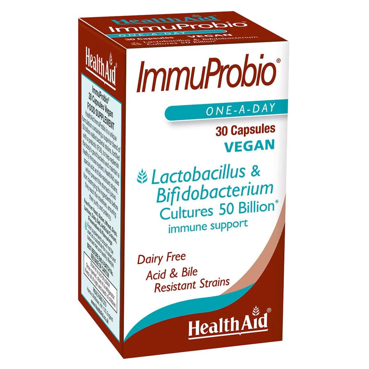 HealthAid ImmuProbio One A Day, 30 capsules Vegan
