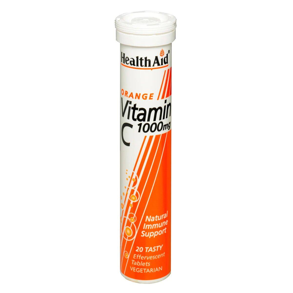 Healthaid Vitamin C 1000mg Effervescent Tablets, 20 Tablets