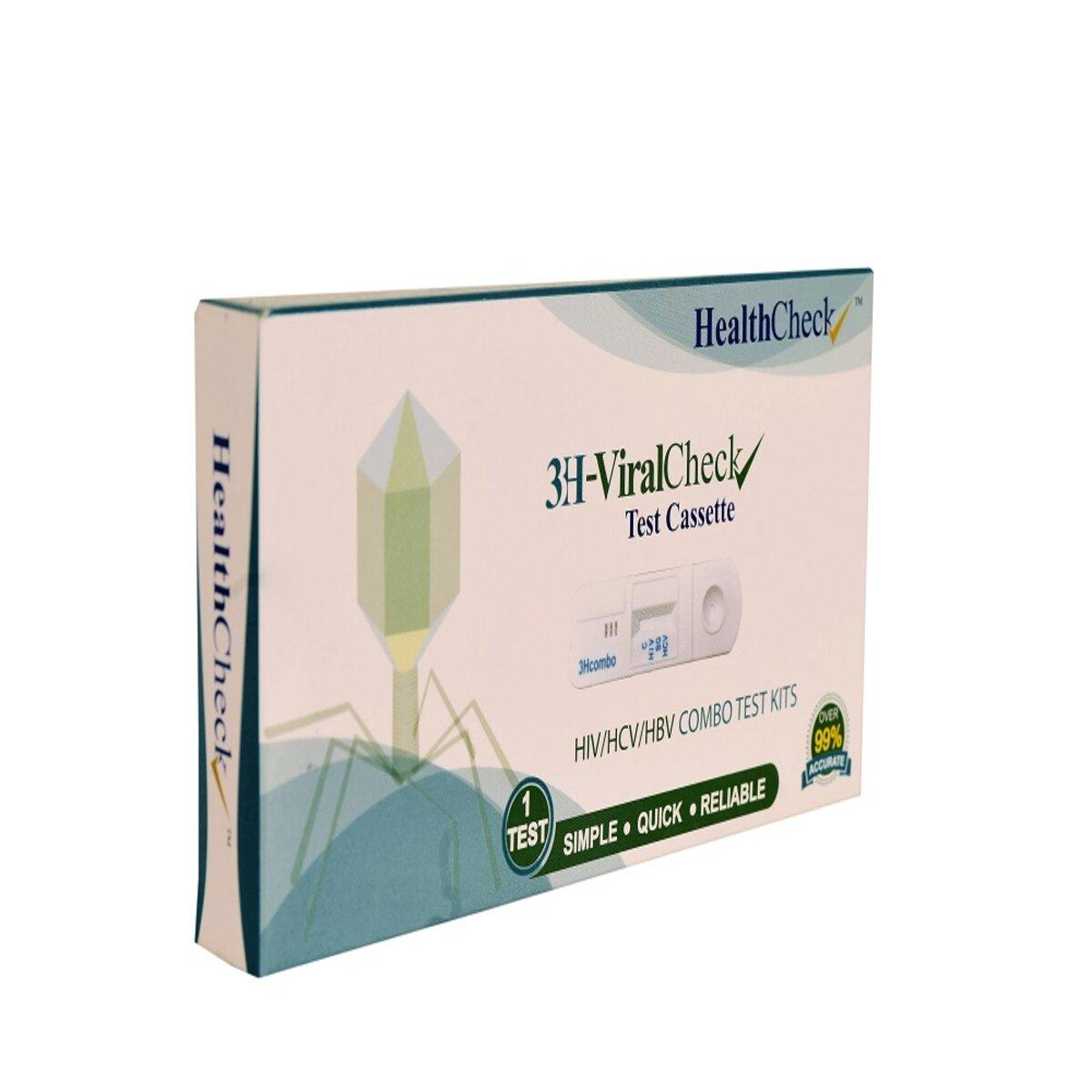 HealthCheck 3H - ViralCheck Test Cassette - Triple Viral Combo Test