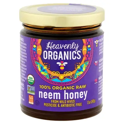 HEAVENLY ORGANIC WILD FOREST NEEM HONEY