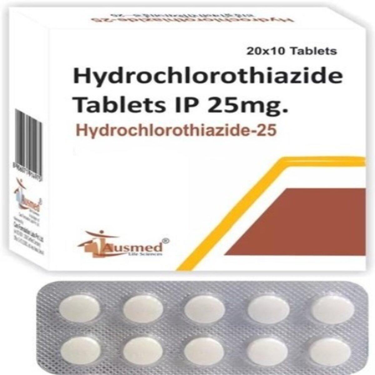 Hydrochlorothiazide 25mg Tablets, 28 Tablets