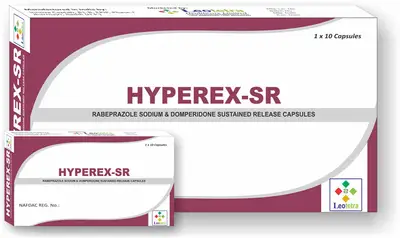 Hyperex-SR (Rabeprazole & Domperidone) 30 Capsules