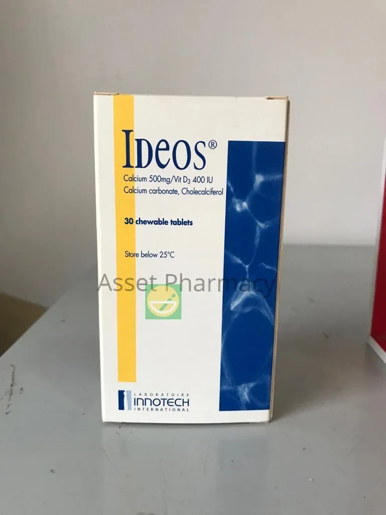 IDEOS 500mg/400 IU Chewable Tablets