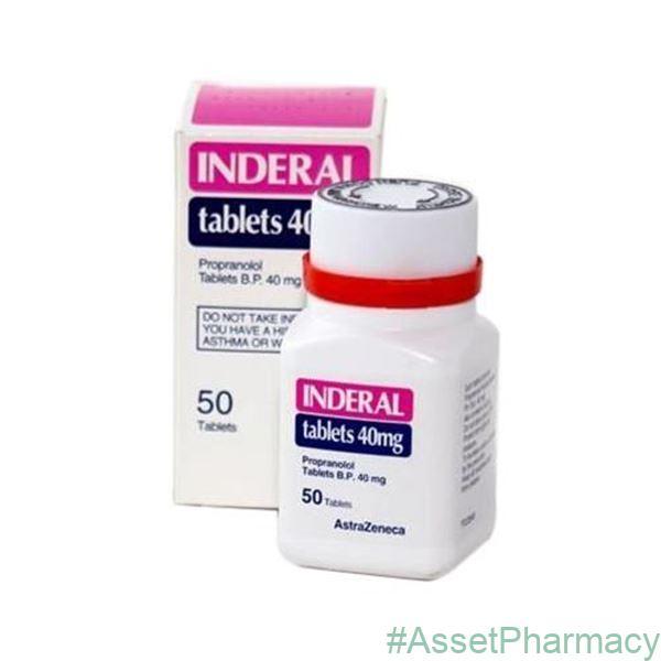 Inderal 40mg Tablets 50 Tablets