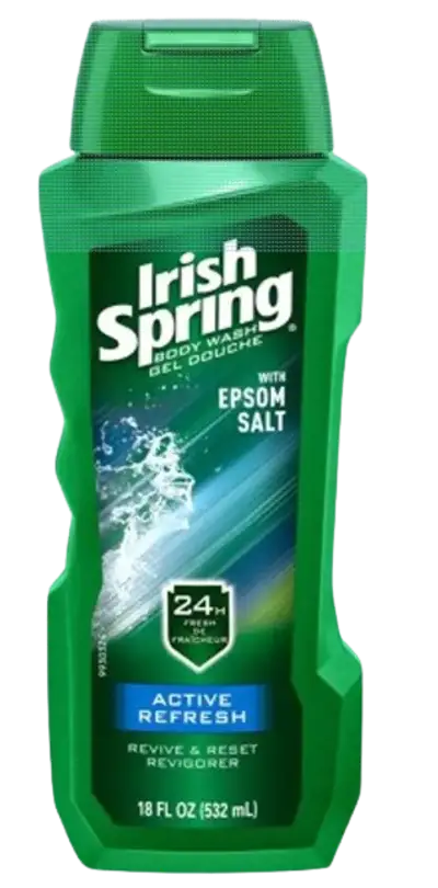 IRISH SPRING BODY WASH ACTIVE FRESH WITH EPSOM SALT 532ML