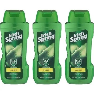 IRISH SPRING ORIGINAL BODY WASH ALOE 18 FLUID OUNCE 532ML