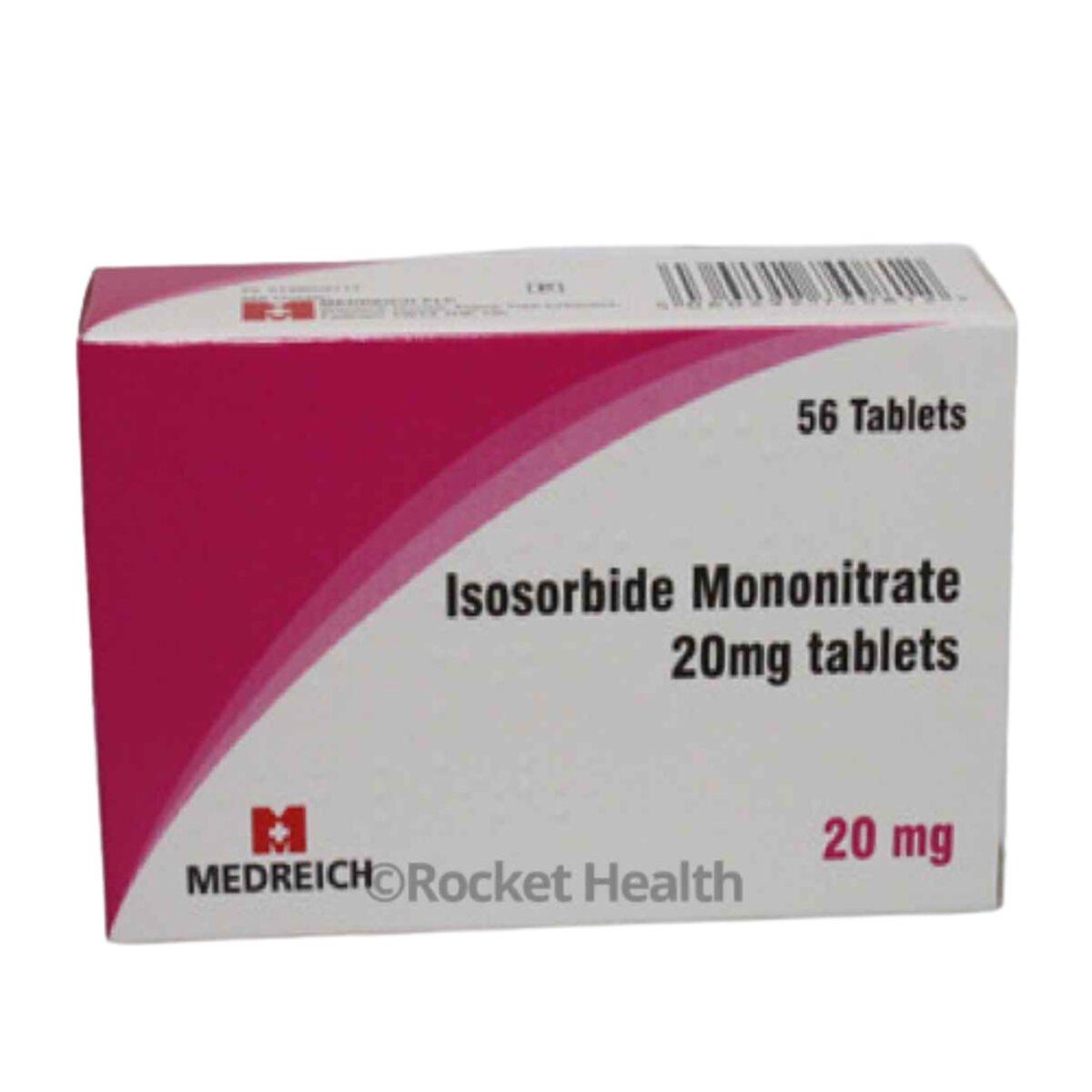 Isosorbide Mononitrate 20mg Tablets, 56 Tablets
