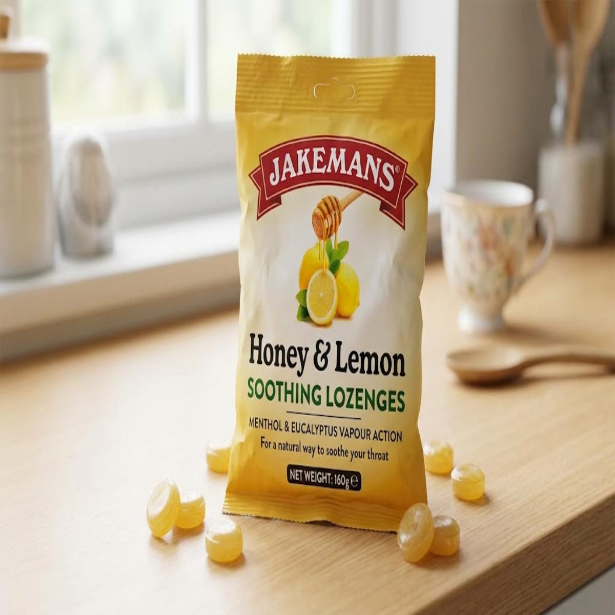 Jakemans Honey & Lemon Soothing Lozenges, 160g