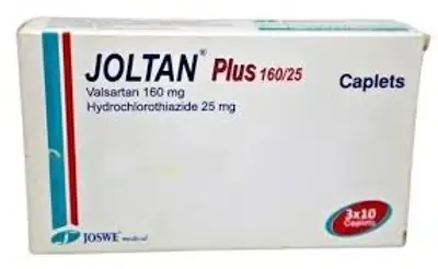 JOLTAN PLUS 160/25MG X 30 CAPLETS