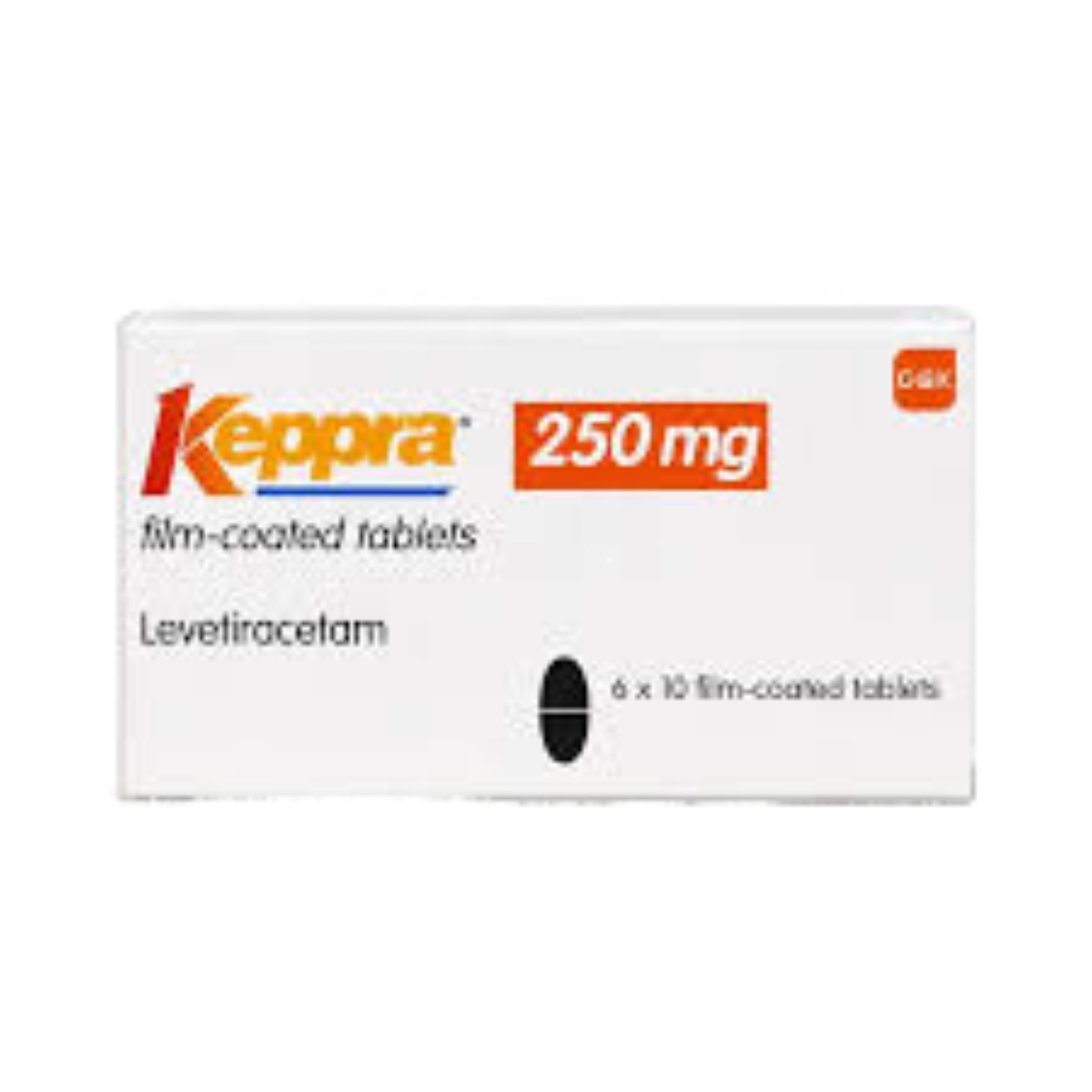 Keppra 250mg Tablets - Levetiracetam 250mg, 60 Tablets