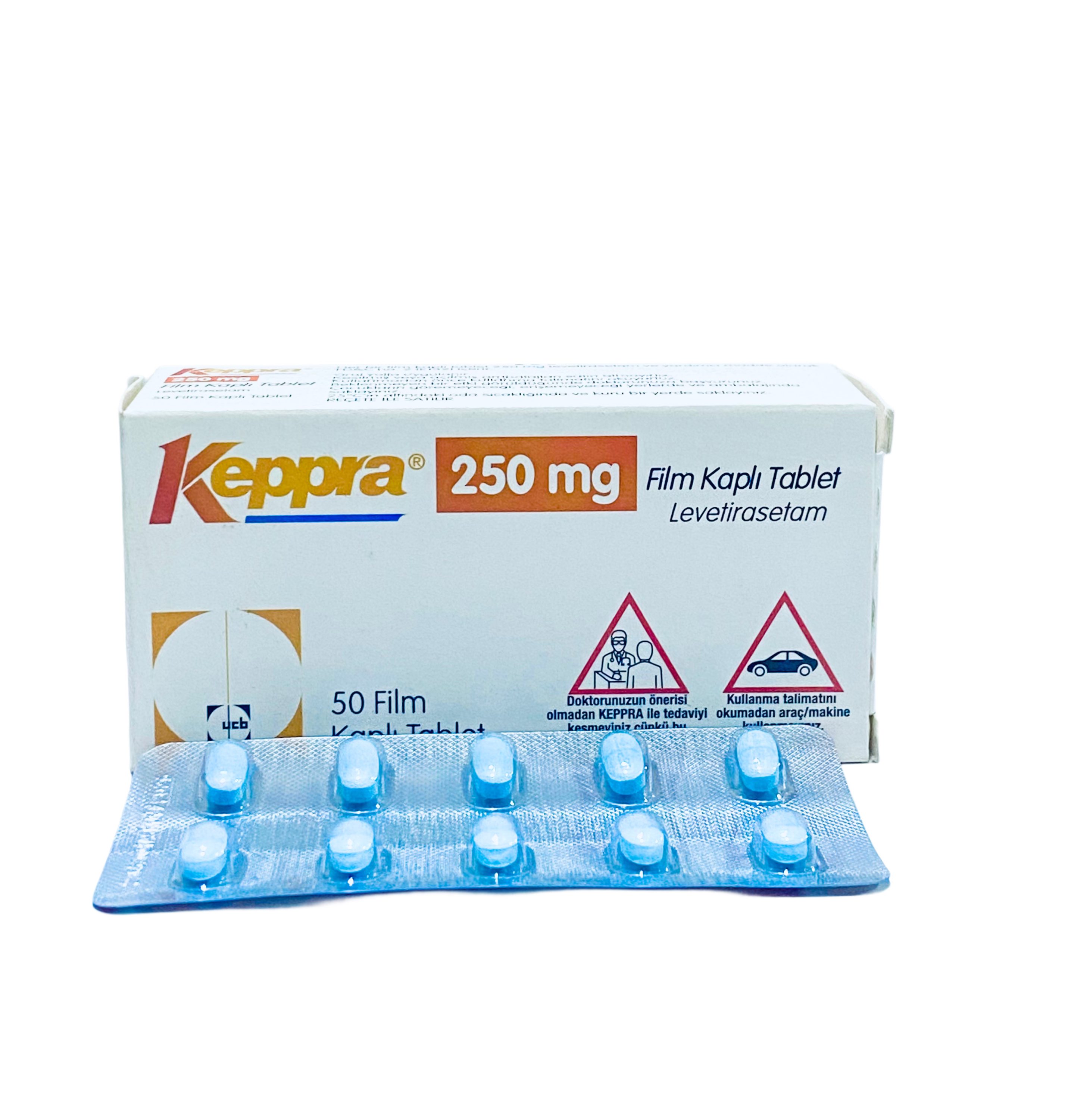 Keppra 500mg Levetiracetam Tablets x50