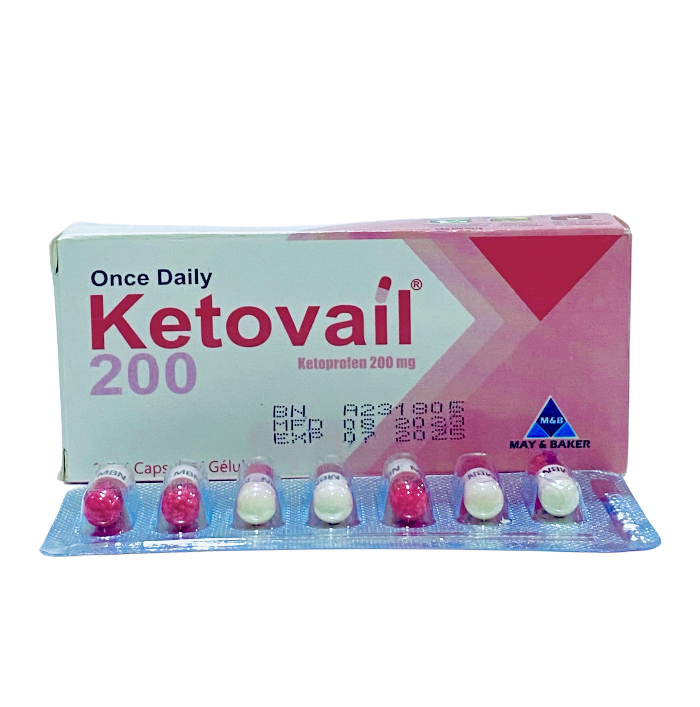 Ketovail 200 Capsules (Ketoprofen) x10