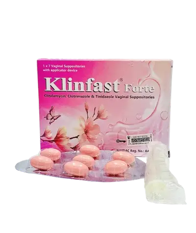 Klinfast Forte Vaginal Suppositories x7