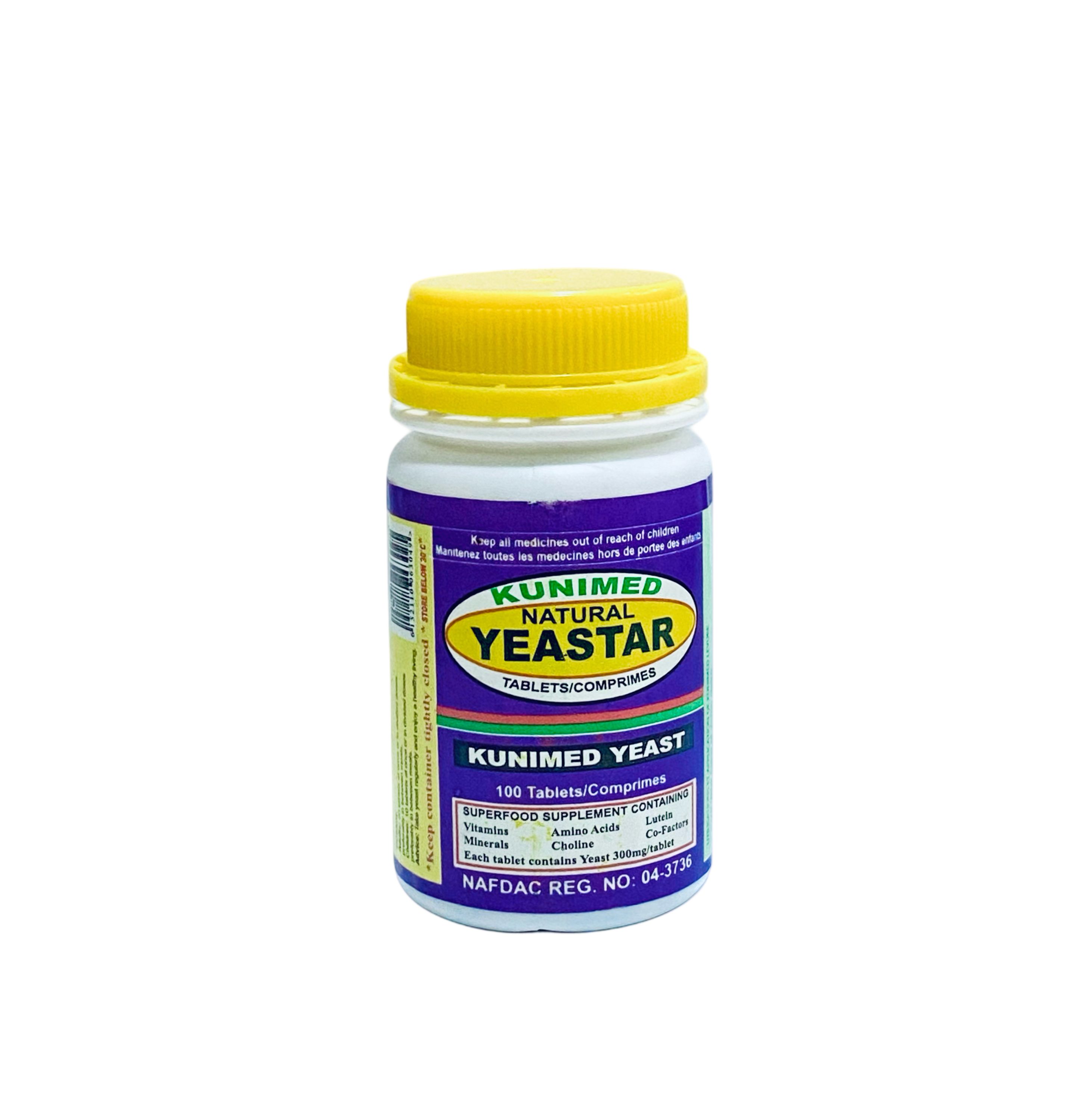 Kunimed Yeast Tablet (Natural) x100