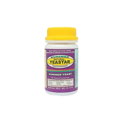 Kunimed Yeast Tablet (Natural Yeastar) x 100