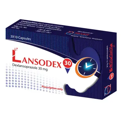 LANSODEX 30 CAPSULES